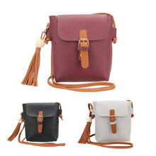 PU Leather Barrel Women Bag Tassel Belt Leisure Shoulder Crossbody Bag Tassel Bucket Handbags Tote Satchel Brand Bolsa ELY