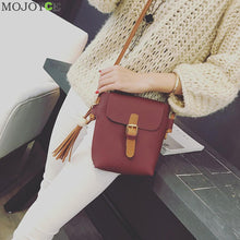 PU Leather Barrel Women Bag Tassel Belt Leisure Shoulder Crossbody Bag Tassel Bucket Handbags Tote Satchel Brand Bolsa ELY