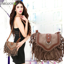 PU Leather Women Bags Retro Tassels Leisure Handbag Shoulder Bags Handbags Women Famous Brands Bolsa Feminina Clutch ELY