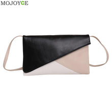 Patchwork Envelope Bag Clutch Handbag Womens Bags Shoulder Bag PU Leather Women Messenger Bags CrossBody Bolsa Feminina ELY