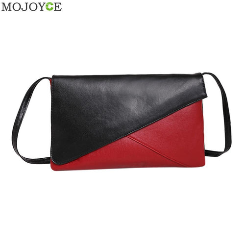 Patchwork Envelope Bag Clutch Handbag Womens Bags Shoulder Bag PU Leather Women Messenger Bags CrossBody Bolsa Feminina ELY