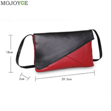 Patchwork Envelope Bag Clutch Handbag Womens Bags Shoulder Bag PU Leather Women Messenger Bags CrossBody Bolsa Feminina ELY