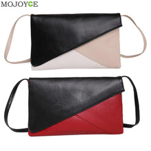 Patchwork Envelope Bag Clutch Handbag Womens Bags Shoulder Bag PU Leather Women Messenger Bags CrossBody Bolsa Feminina ELY