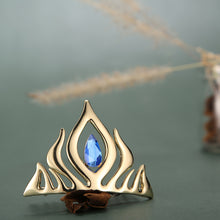 Princess Girls Crown For Children Cosplay Headwear GoldBlue Crowns Beautiful Headhand Hair Accessary ELY