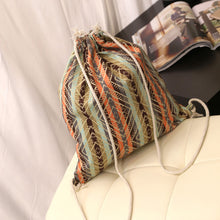 Printing Canvas Drawstring Backpack Vintage College Students School Bagpack Girls Mochila Feminina Bag 1STL ELY