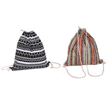 Printing Canvas Drawstring Backpack Vintage College Students School Bagpack Girls Mochila Feminina Bag 1STL ELY