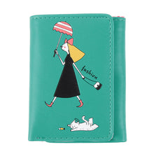 Short Smooth PU Leather Money Purse ID Credit Card Holder Coin Purses Women Cartoon Portfolio Wallet Clutch 1STL ELY