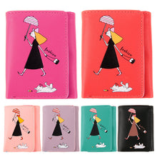 Short Smooth PU Leather Money Purse ID Credit Card Holder Coin Purses Women Cartoon Portfolio Wallet Clutch 1STL ELY