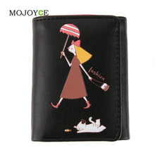 Short Smooth PU Leather Money Purse ID Credit Card Holder Coin Purses Women Cartoon Portfolio Wallet Clutch 1STL ELY