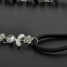 Silver Plated Tiara Headwear Crystal Pearl Flower Head Band Party Wedding Bridal Headband Hair Accessories Hiar Jewelry ELY
