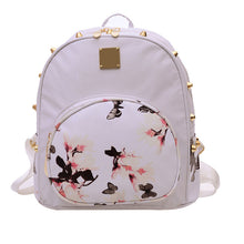 Small Capacity Women Backpack PU School Bag for Teenage Girls Travel Leather Backpack Rucksack Bolsa Feminina ELY