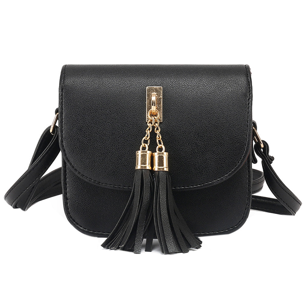 Small Flap Bag Women Candy Color Tassel Messenger Bags Handbag Shoulder Crossbody Clutch Women Bag Bolsa Feminina ELY