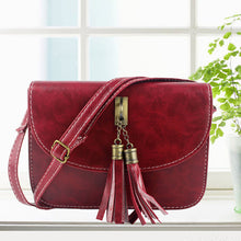 Small Tassel Bag Women Messenger Bags Soft MIni PU Leather Handbags Crossbody Bag For Women Clutches Bolsas Femininas ELY