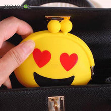 Smiling Faces Design Women Coin Purse Cartoon Silicone Coin Key Wallet Purse for Coins bolsa feminina carteira feminino ELY