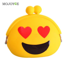 Smiling Faces Design Women Coin Purse Cartoon Silicone Coin Key Wallet Purse for Coins bolsa feminina carteira feminino ELY