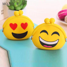 Smiling Faces Design Women Coin Purse Cartoon Silicone Coin Key Wallet Purse for Coins bolsa feminina carteira feminino ELY