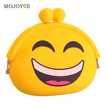 Smiling Faces Design Women Coin Purse Cartoon Silicone Coin Key Wallet Purse for Coins bolsa feminina carteira feminino ELY