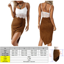 Solid Irregular Matte Velvet Skirts Stitching Knee-Length Skirts 1STL ELY