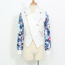 Casual Jacket Women Floral Long Sleeve Small Outerwear Women Basic Coats Bomber Jacket Jaquetas Feminina ELY