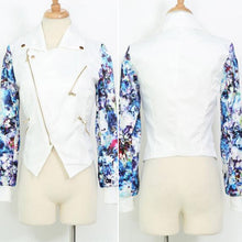 Casual Jacket Women Floral Long Sleeve Small Outerwear Women Basic Coats Bomber Jacket Jaquetas Feminina ELY