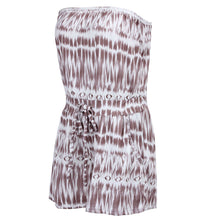 Strapless Off Shoulder Printed Jumpsuit Beachwear Short Combinaison Short Femme Jumpsuit Bodysuit Women Romper ELY