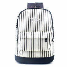 Striped Canvas Backpack School Bag For Teenagers Backpacks for Teenage Girls Boy Mochila Rucksack Printing Backpack ELY