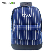 Striped Canvas Backpack School Bag For Teenagers Backpacks for Teenage Girls Boy Mochila Rucksack Printing Backpack ELY