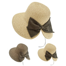 Hats for Women Bowknot Sun Hat for Women Foldable Straw Hats Wide Brim Beach Hat Chapeu Feminino Sombreros ELY