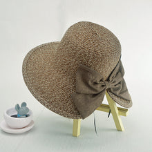 Hats for Women Bowknot Sun Hat for Women Foldable Straw Hats Wide Brim Beach Hat Chapeu Feminino Sombreros ELY