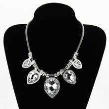 Jewelry Collares Statement Necklaces Pendants Imitated Gemstone Choker Necklaces Hanging Chain Necklaces STL ELY