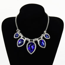 Jewelry Collares Statement Necklaces Pendants Imitated Gemstone Choker Necklaces Hanging Chain Necklaces STL ELY