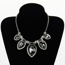 Jewelry Collares Statement Necklaces Pendants Imitated Gemstone Choker Necklaces Hanging Chain Necklaces STL ELY