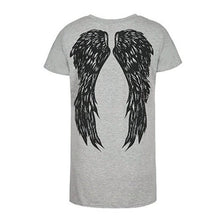 T Shirt Women Back Wings Shirt Casual O-neck Short Sleeve Shirt Wings Top Tee Plus Size Blusas ELY