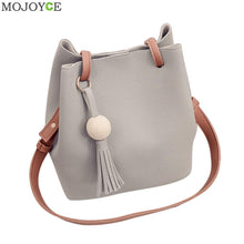 Tassel Women Leather Handbag PU Women Messenger Bags Shoulder Bag Famous Brands Designer Tote Clutch Bolsa Feminina ELY