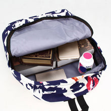 Unique Printing Canvas Backpacks Student School Bag Cartoon Print Rucksack Travel Pack Graffiti Bolsa Mochila ELY