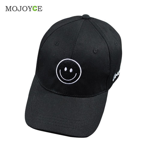 Baseball Caps Smiling Face Stitchwork Men Women Peaked HipHop Cap Peaked Adjustable Snapback Baseball Hat 1STL ELY
