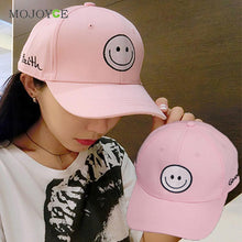 Baseball Caps Smiling Face Stitchwork Men Women Peaked HipHop Cap Peaked Adjustable Snapback Baseball Hat 1STL ELY