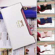 Wallet Carteira Feminina Lady Women Purse Long Zip Wallets PU Thin Card Holders Purse Women Portefeuille Femme ELY
