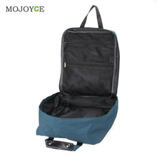 Waterproof Nylon Backpack Travel Bag Multilayer Storage Backpack Cloth Organizer Mochilas Dark Blue/Gray Women Bag ELY