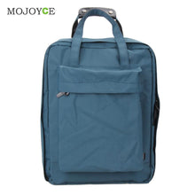 Waterproof Nylon Backpack Travel Bag Multilayer Storage Backpack Cloth Organizer Mochilas Dark Blue/Gray Women Bag ELY