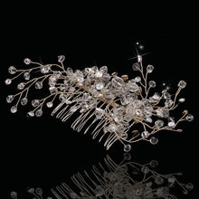 Women Alloy Rhinestone Bridal Hair Comb Wedding Jewelry Bride Headwear ELY