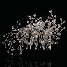 Women Alloy Rhinestone Bridal Hair Comb Wedding Jewelry Bride Headwear ELY