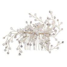 Women Alloy Rhinestone Bridal Hair Comb Wedding Jewelry Bride Headwear ELY