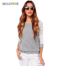 Women Backless Embroidery Lace T Shirts Casual Long Sleeve Tee Blusa Crop Top ASAutimn Tshirt Women Cropped Feminino ELY