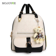Women Backpack Bear Accessary Shoulder Bag School Bags for Teenager Girl Backpack Mochila Feminina Bolsas Rucksack ELY
