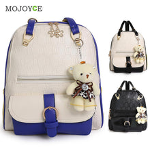 Women Backpack Bear Accessary Shoulder Bag School Bags for Teenager Girl Backpack Mochila Feminina Bolsas Rucksack ELY
