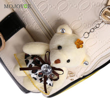 Women Backpack Bear Accessary Shoulder Bag School Bags for Teenager Girl Backpack Mochila Feminina Bolsas Rucksack ELY