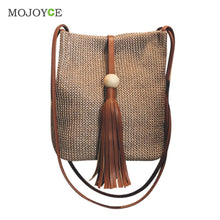 Women Bag Bolsas Tassel Women Messenger Bag Weave Crossbody Shoulder Bags Handbags Women Famous Brands Bolsa Feminina ELY