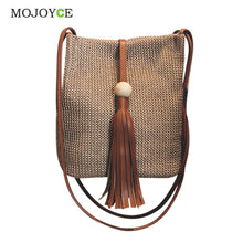 Women Bag Bolsas Tassel Women Messenger Bag Weave Crossbody Shoulder Bags Handbags Women Famous Brands Bolsa Feminina ELY