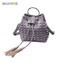 Women Bag PU Leather Women Messenger Bag Tassels Crossbody Bucket Shoulder Bag Bolsa Feminina Women Leather Handbag ELY